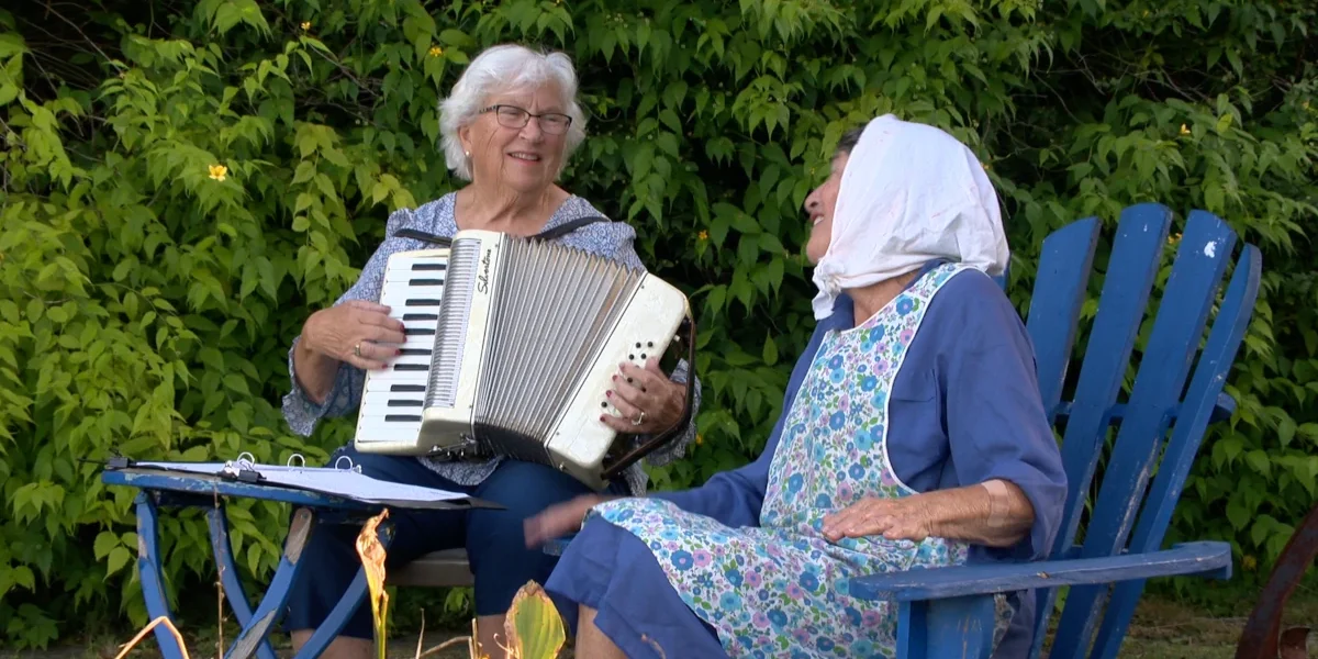 Jeanne and Claudette - Acadian Performers