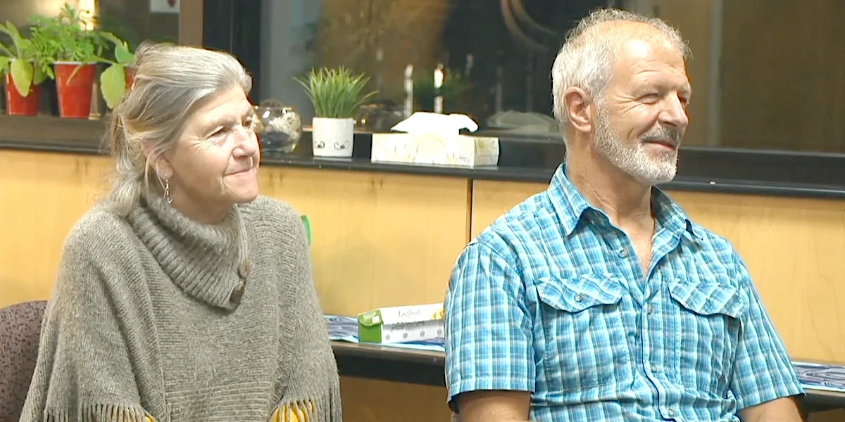 Participants Jewel & Lucien Listen to Elder Jane