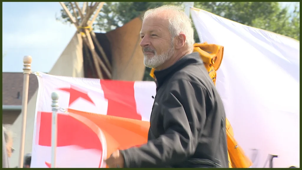 Lucien at the Membertou Pow Wow