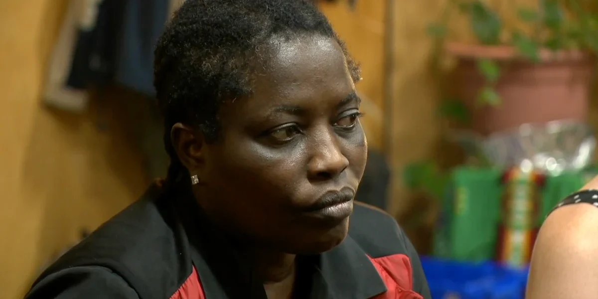 Participant Eunice Listening to Jeff Ward